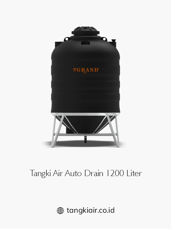 3. Tangki Air Auto Drain 1200 Liter