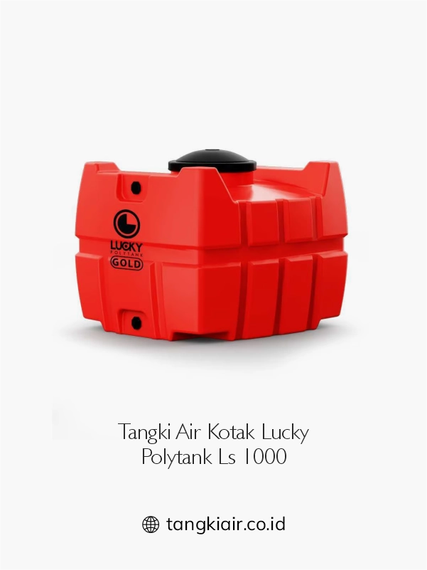 4. Tangki Air Kotak Lucky Polytank LP 1000