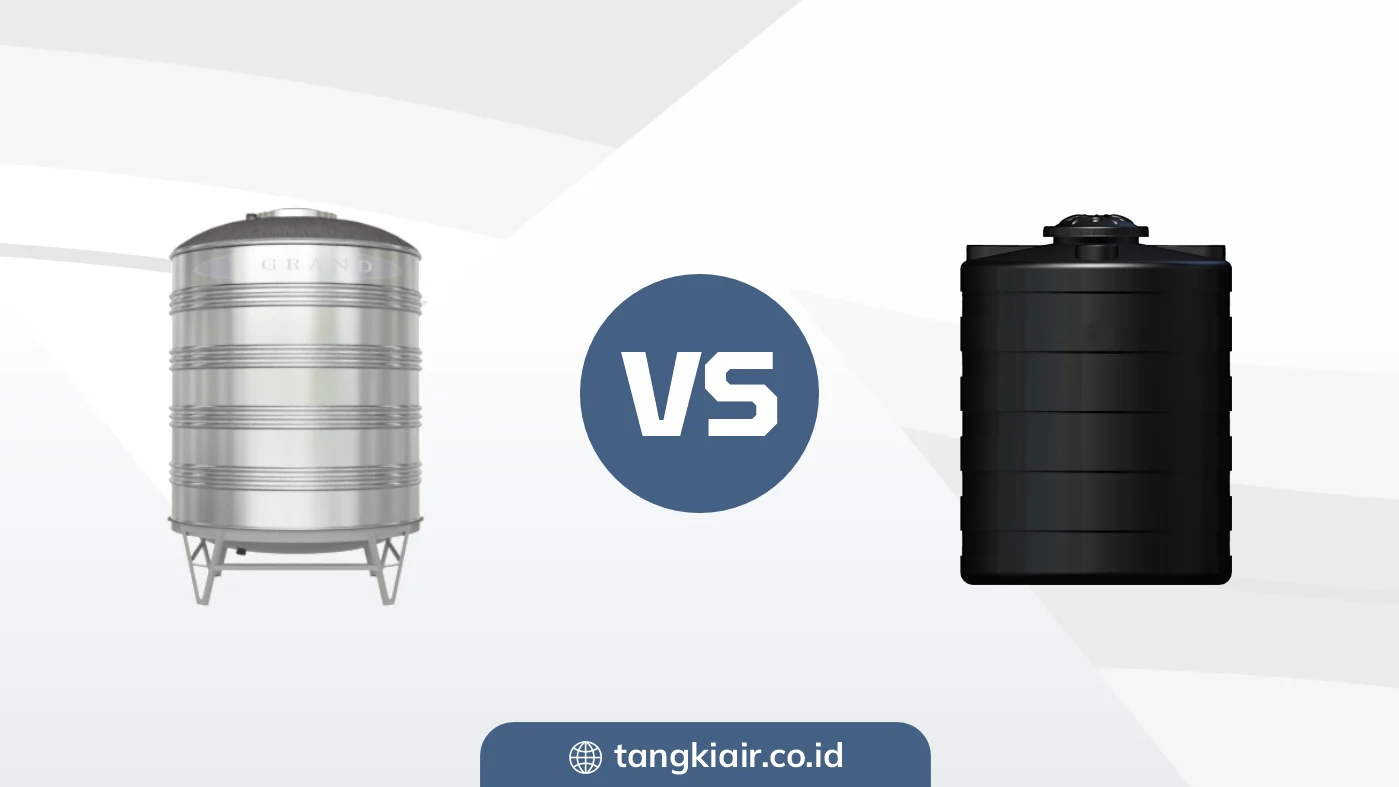 Perbedaan Tangki Air Plastik dan Stainless
