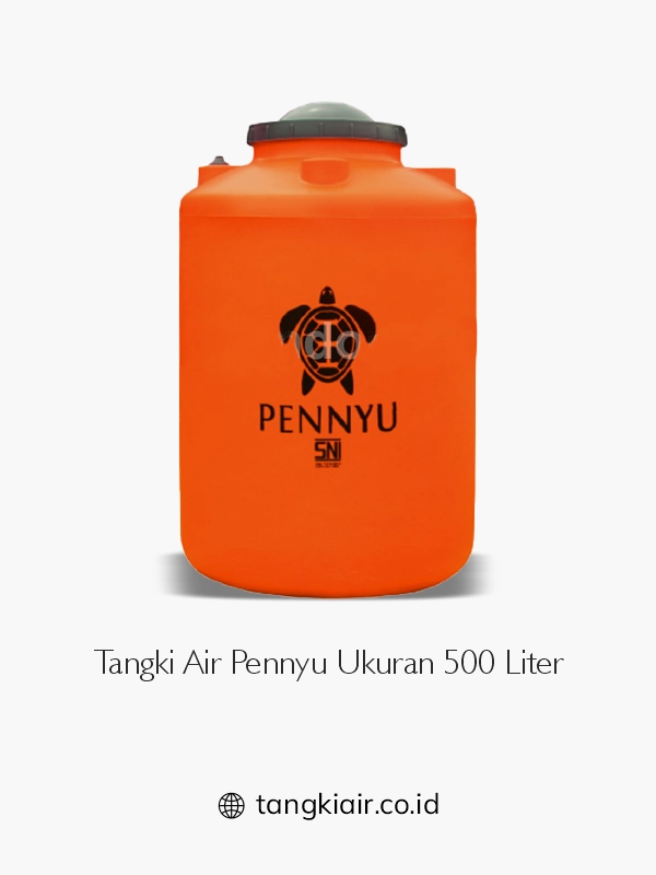 6. Tangki Air Merk Pennyu Ukuran 500 Liter