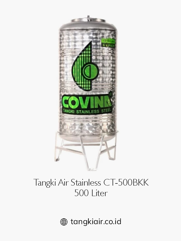 9. Tangki Air Stainless CT-500BKK 500 Liter