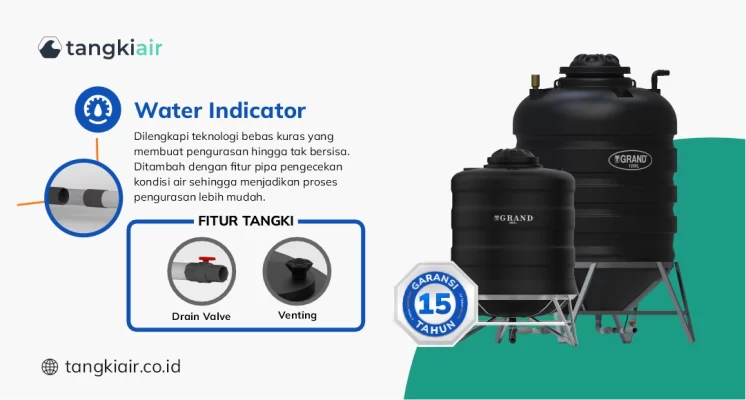 Fitur – Fitur Tangki Air Bebas Kuras Auto Drain
