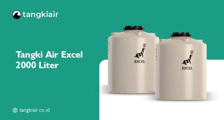 Tangki Air Excel 2000 Liter