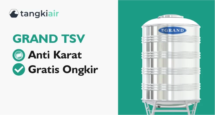 Tangki Air Stainless Anti Karat dan Anti Lumut