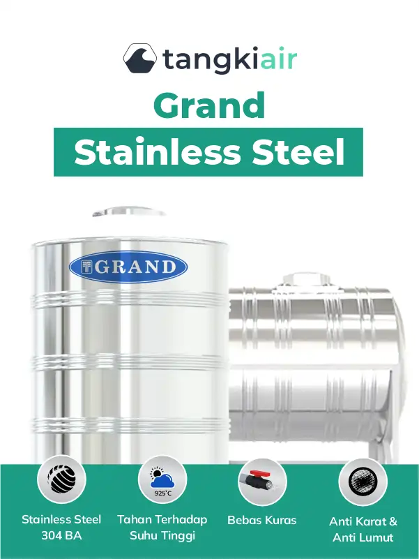Kelebihan Tangki Air Stainless Grand