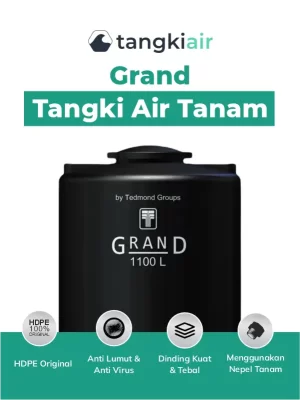 Rekomendasi Tangki Air Pendam Terbaik Kokoh dan Anti Retak