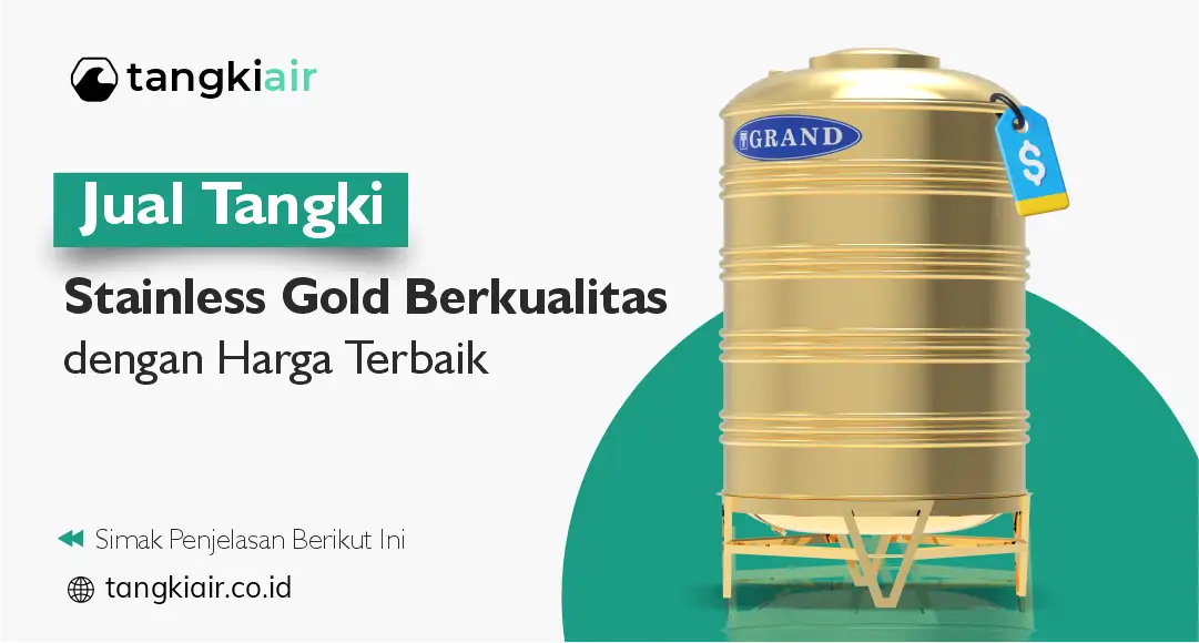 Jual Tangki Stainless Gold Berkualitas dengan Harga Terbaik