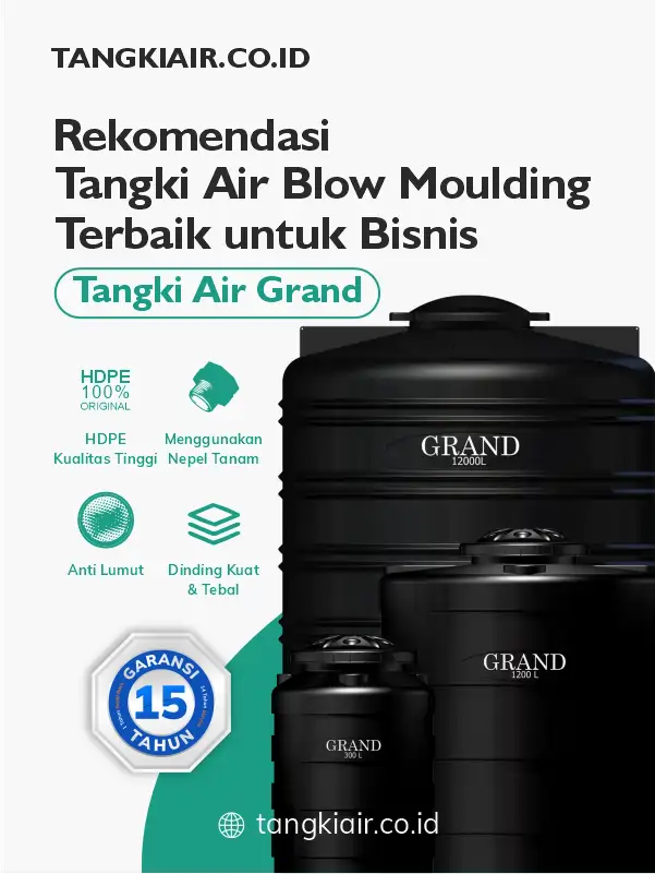 Rekomendasi Tangki Air Blow Moulding Terbaik untuk Bisnis
