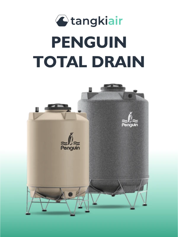 Tangki Air Auto Drain Penguin