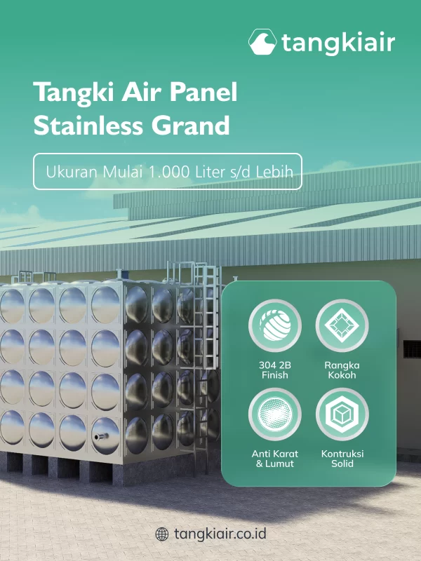 Tangki Stainless Panel Untuk Kebutuhan Industri