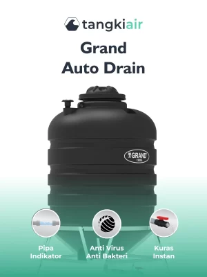 Tangki Air Auto Drain Bebas Kuras dan Anti Ribet