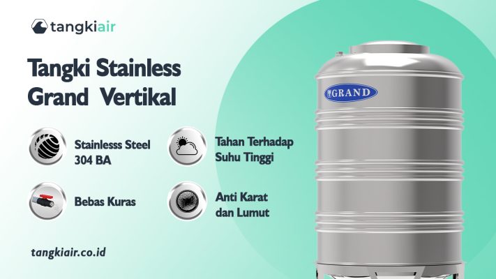 Tangki Stainless Grand Garansi 12 Tahun dan Awet hingga Puluhan Tahun
