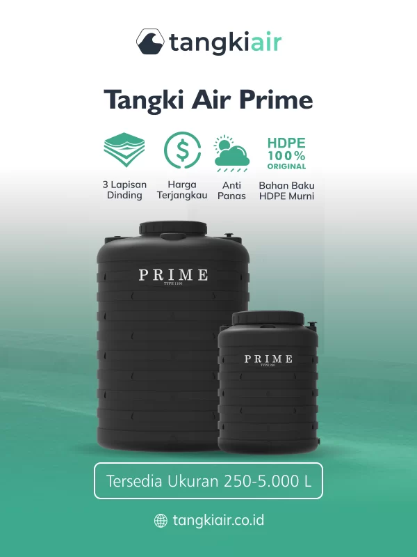 Tangki Air Prime Blow Anti Lumut Dan Bakteri