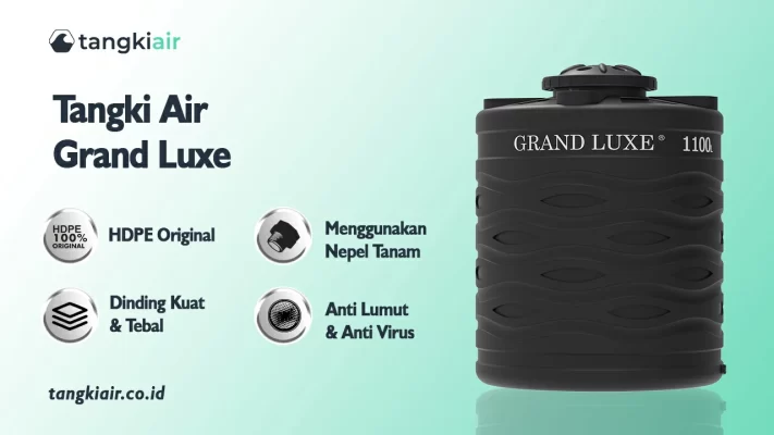 Tangki Air Grand Luxe, Solusi Air Bersih di Rumahmu