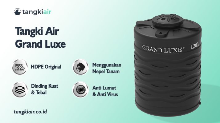 Tangki Air Grand Luxe Anti Lumut dan Bakteri