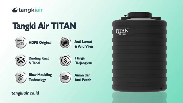 Tangki Air Titan, Solusi Kebutuhan Air Bersih