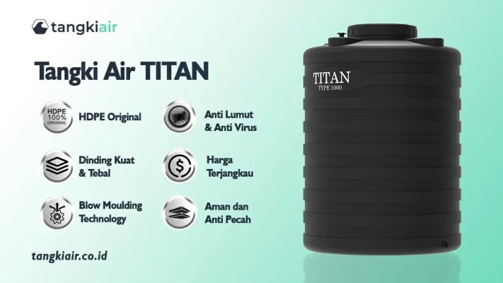 Tangki Air Titan , Solusi Tempat Penyimpanan Air Saat Kemarau