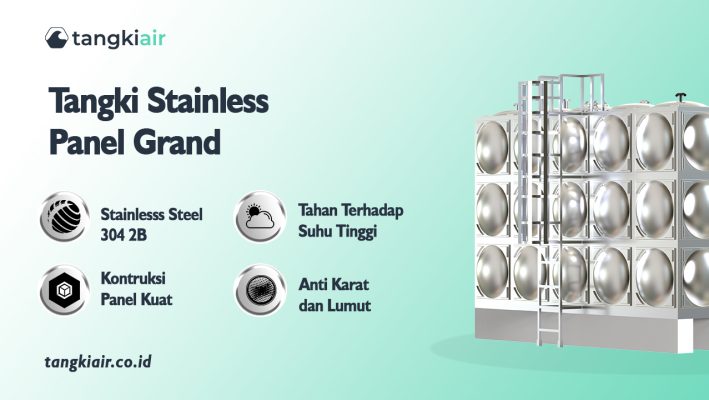 Tangki Stainless Panel Grand, Alternatif Premium untuk Hunian Modern