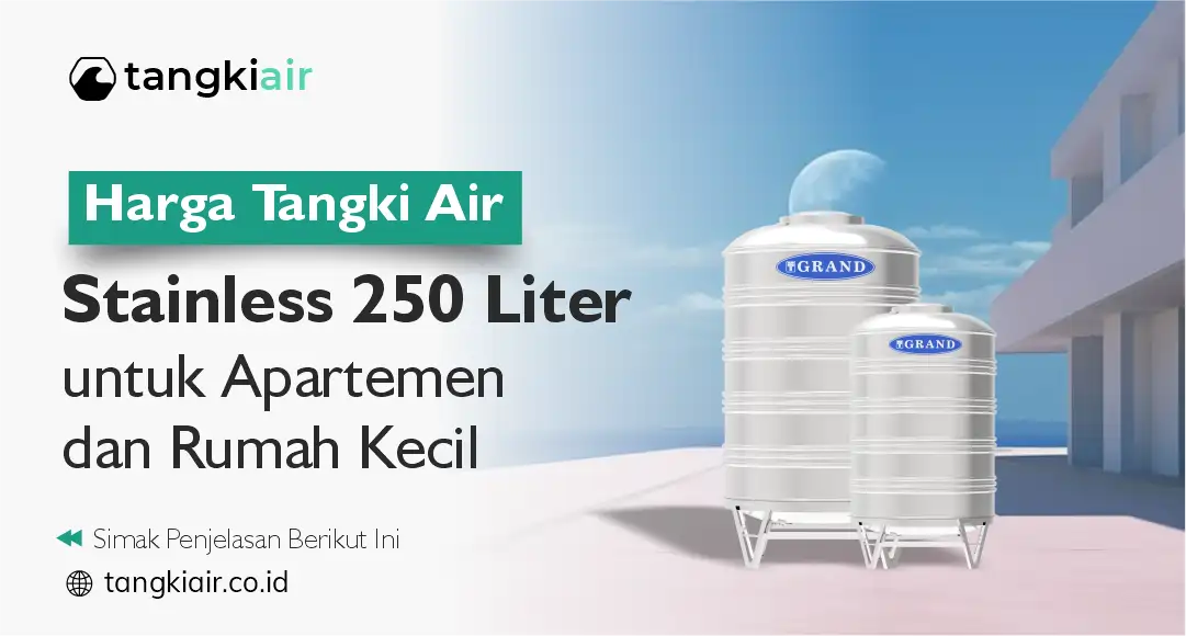 Harga Tangki Air Stainless 250 Liter