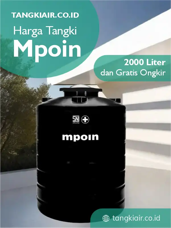 Harga Tangki Mpoin 2000 Liter Dan Gratis Ongkir