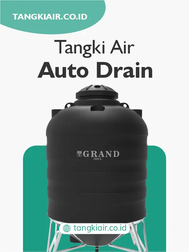 Tangki Air Auto Drain dengan Filter Air