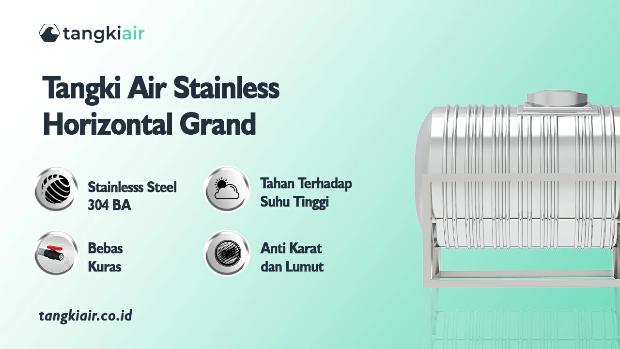 Tangki Stainless Horizontal Grand