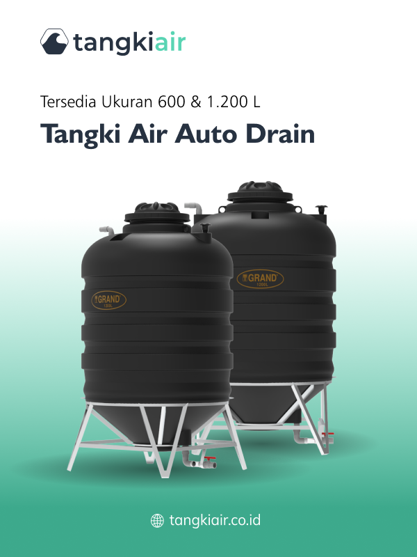 Tangki Air Auto Drain untuk Sirkulasi Udara Lebih Baik
