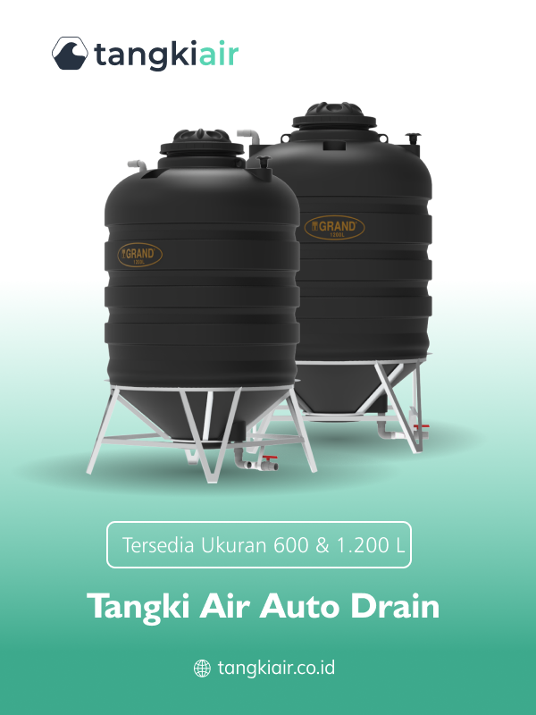 Tangki Auto Drain, Solusi Praktis untuk Air Bersih Tanpa Endapan