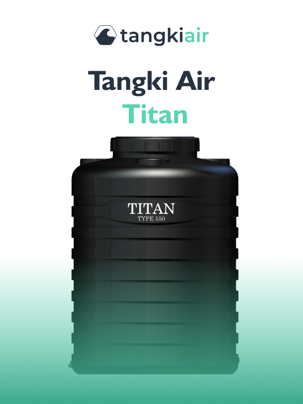 Tangki Air Titan Tahan Terhadap Benturan