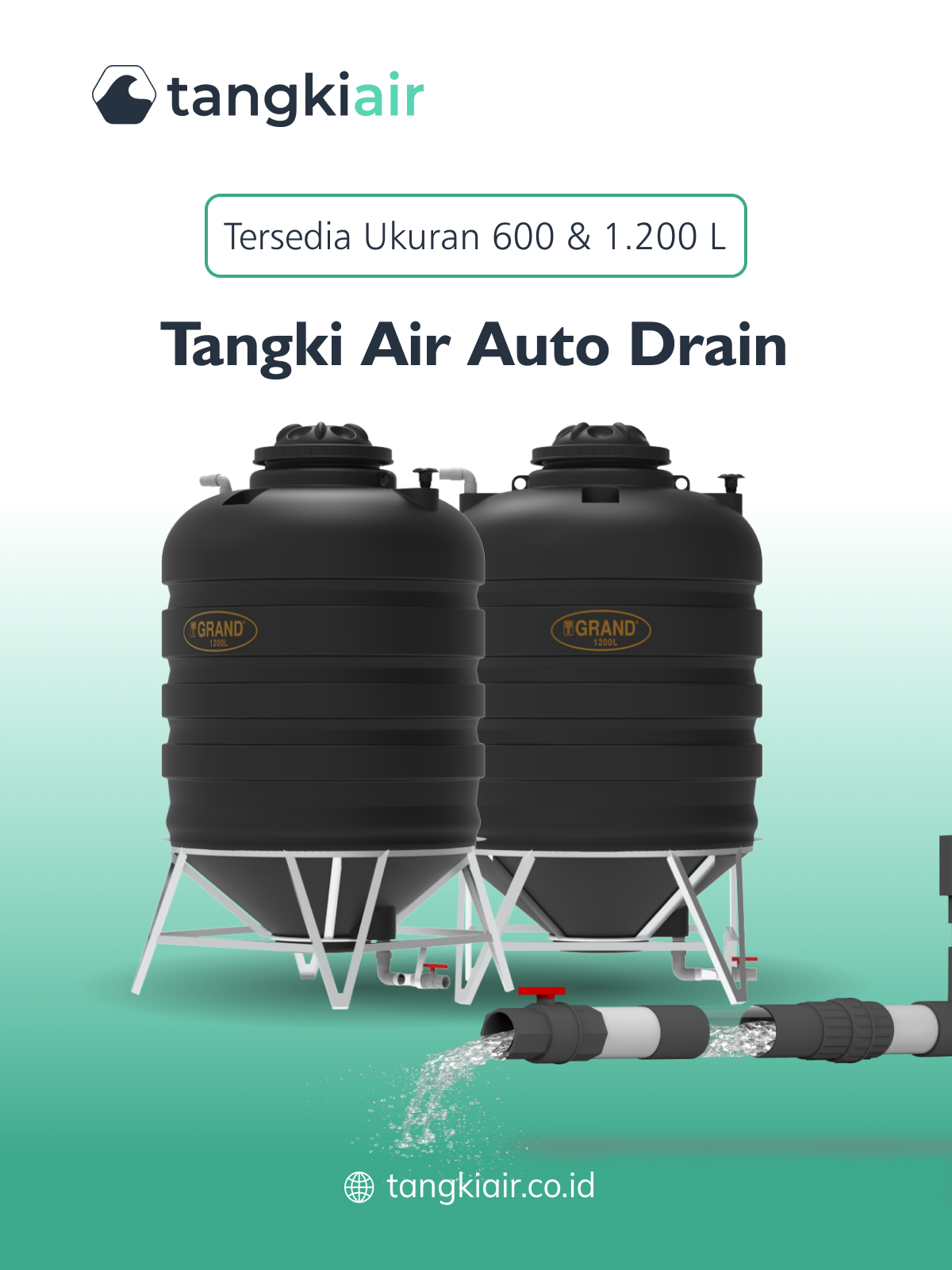 Rekomendasi Tangki Air Mudah Pengurasan