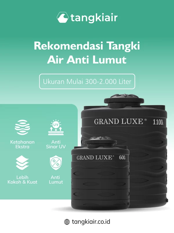 Rekomendasi Tangki Air Anti Lumut