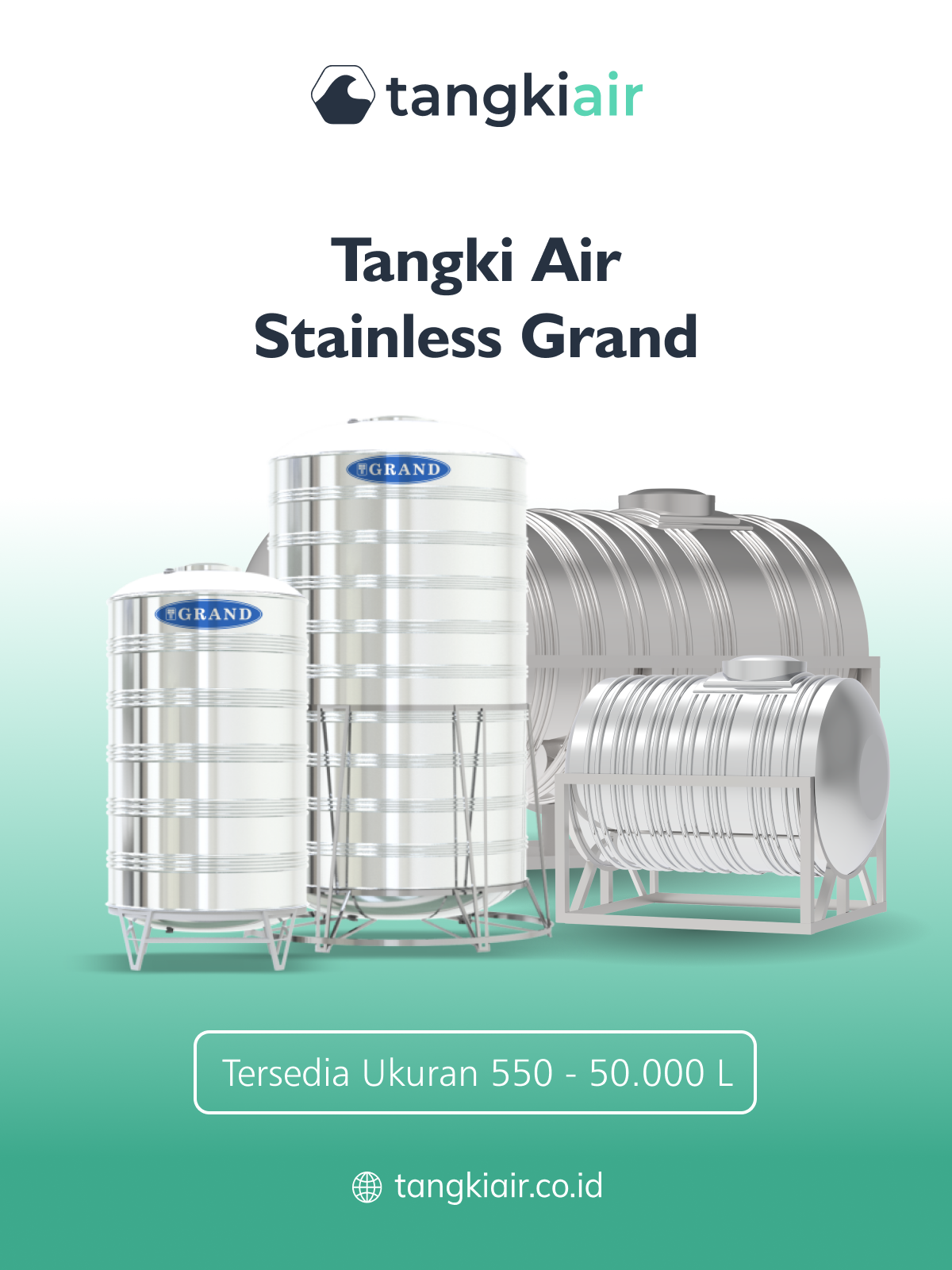 Tangki Air Stainless Grand