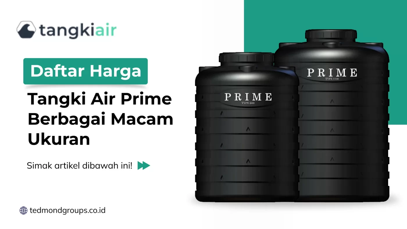 Daftar Harga Tangki Air Prime Berbagai Macam Ukuran