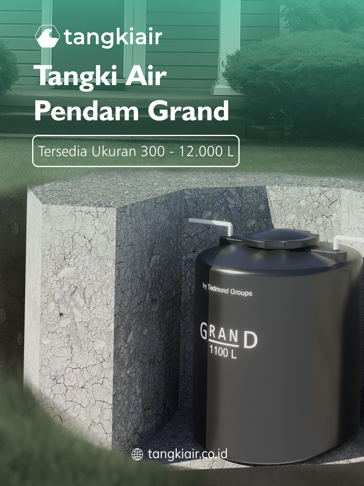 Jual Tangki Air Pendam Grand untuk Kebutuhan Rumah Modern