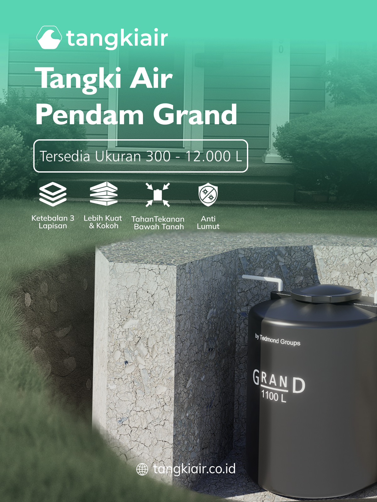 Daftar dan Harga Tangki Pendam Grand