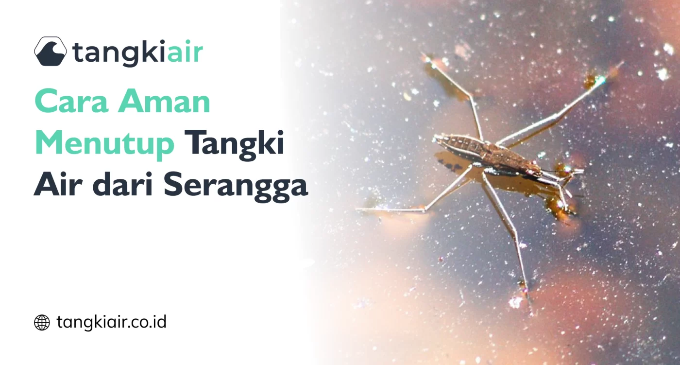 Cara Aman Menutup Tangki Air dari Serangga