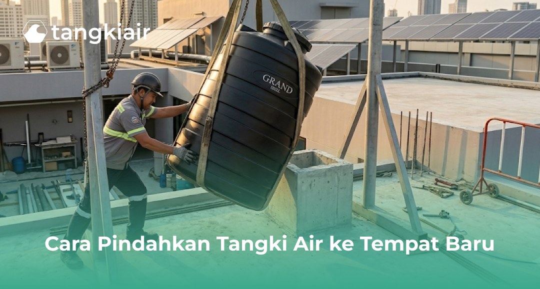 Cara Pindahkan Tangki Air ke Tempat Baru