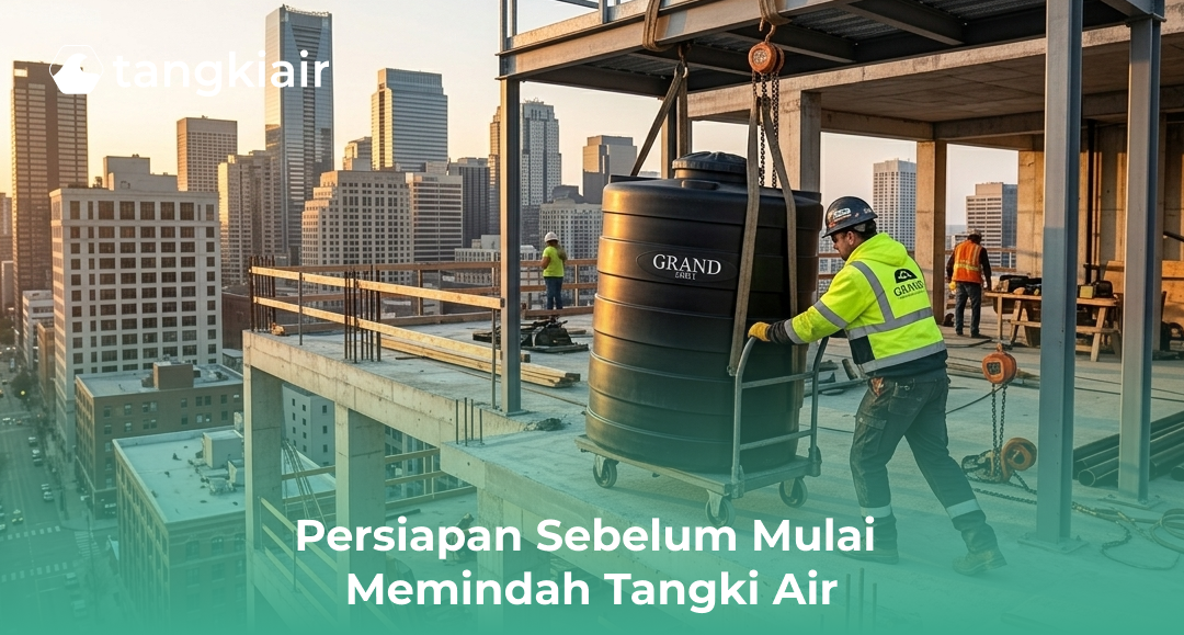 Persiapan Sebelum Mulai Memindah Tangki Air