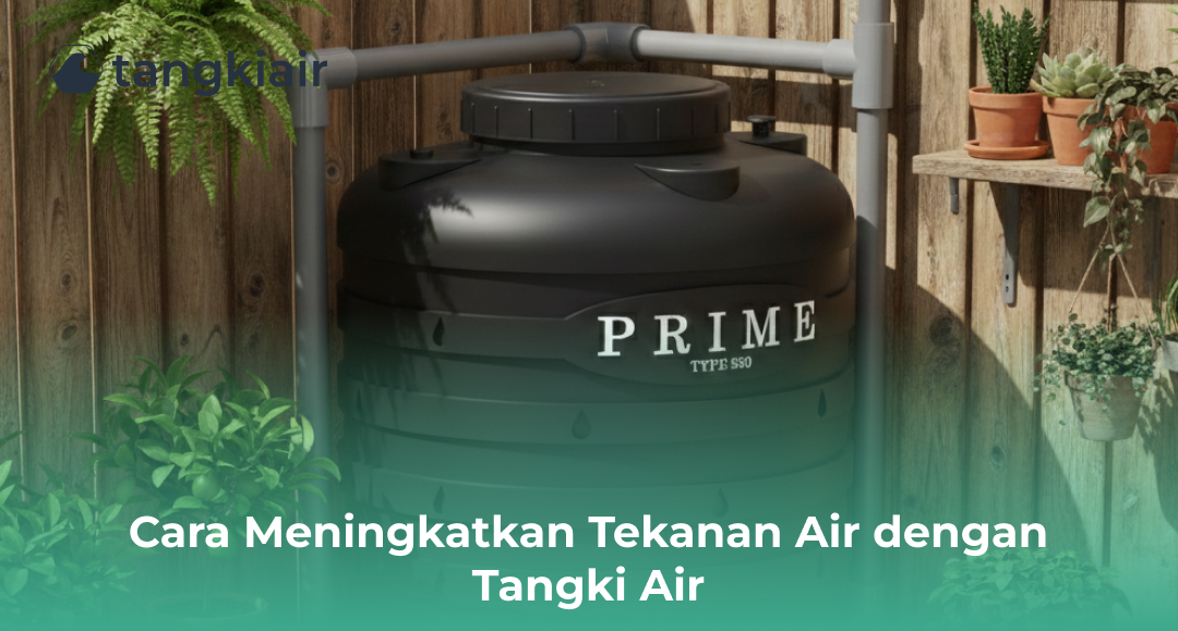 Cara Meningkatkan Tekanan Air dengan Tangki Air