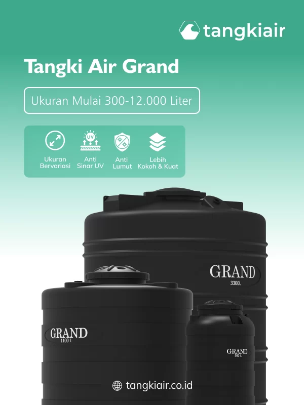 Tangki Air Grand, Pilihan Tepat untuk Kebutuhan Rumah