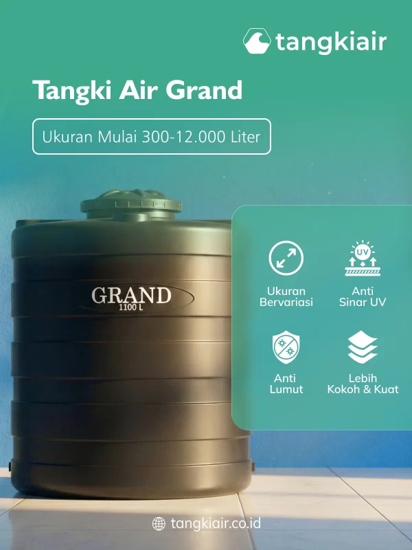 Tangki Air Grand, Solusi Tepat untuk Balkon Rumah