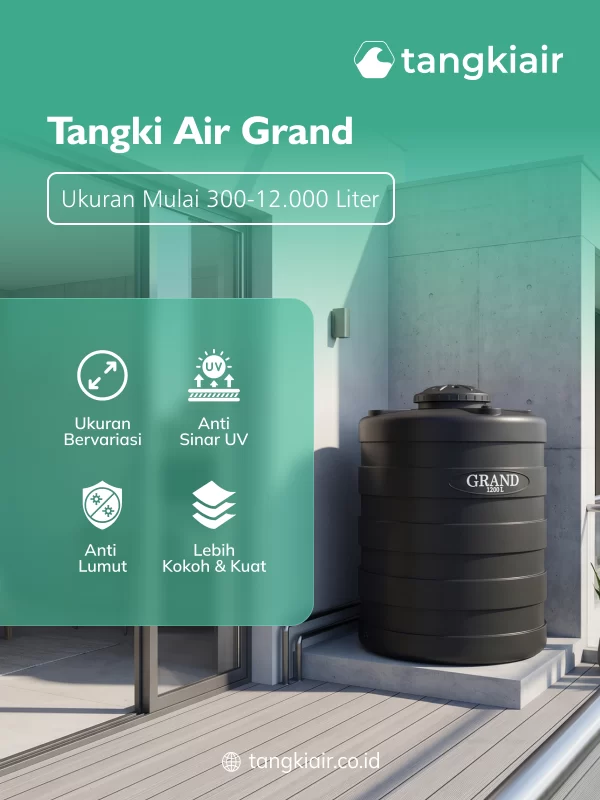 Tangki Air Grand, Pilihan Tepat untuk Sistem Pompa Rumah