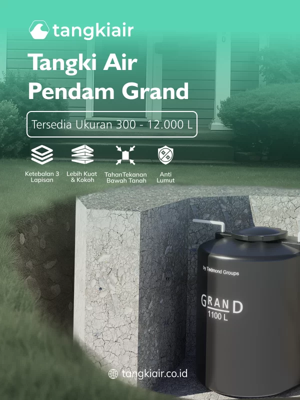 Tempat Ideal Tangki Air Pendam Grand untuk Hunian Modern