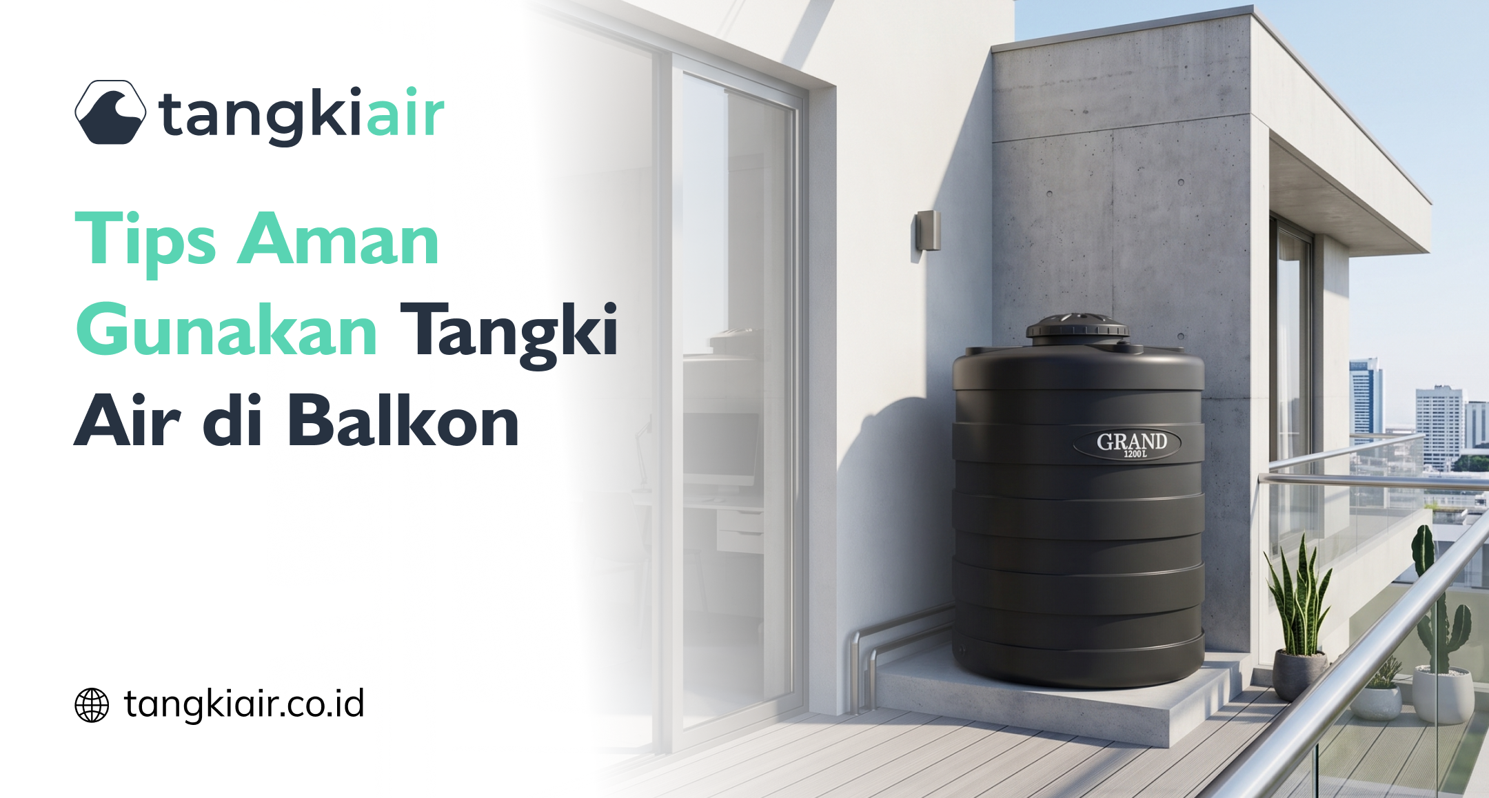 Tips Aman Gunakan Tangki Air di Balkon