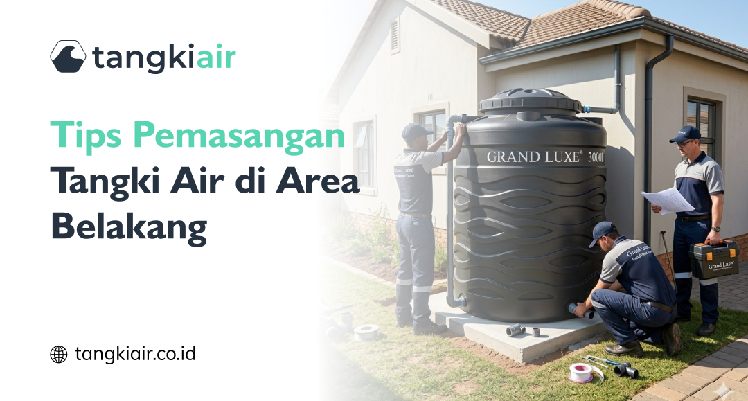 Tips Pemasangan Tangki Air di Area Belakang