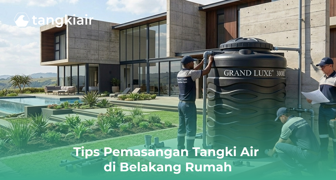 Tips Pemasangan Tangki Air di Belakang Rumah