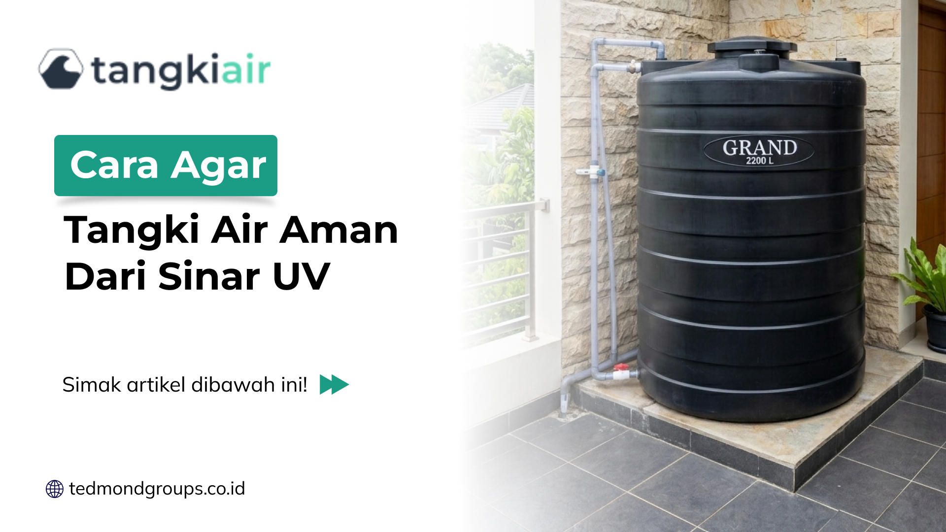 Tangki Air Aman Sinar UV