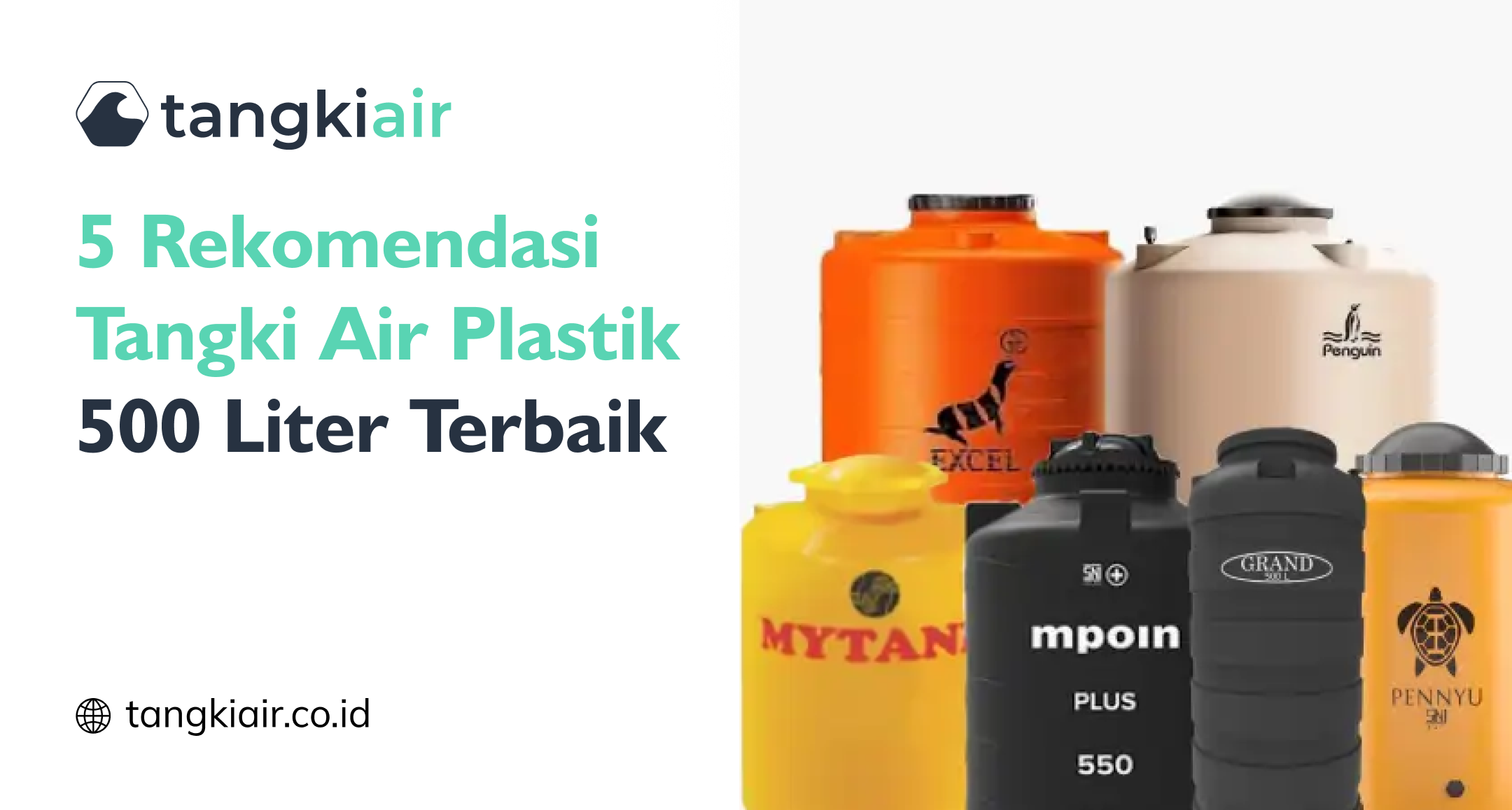 5 Rekomendasi Tangki Air Plastik 500 Liter Terbaik