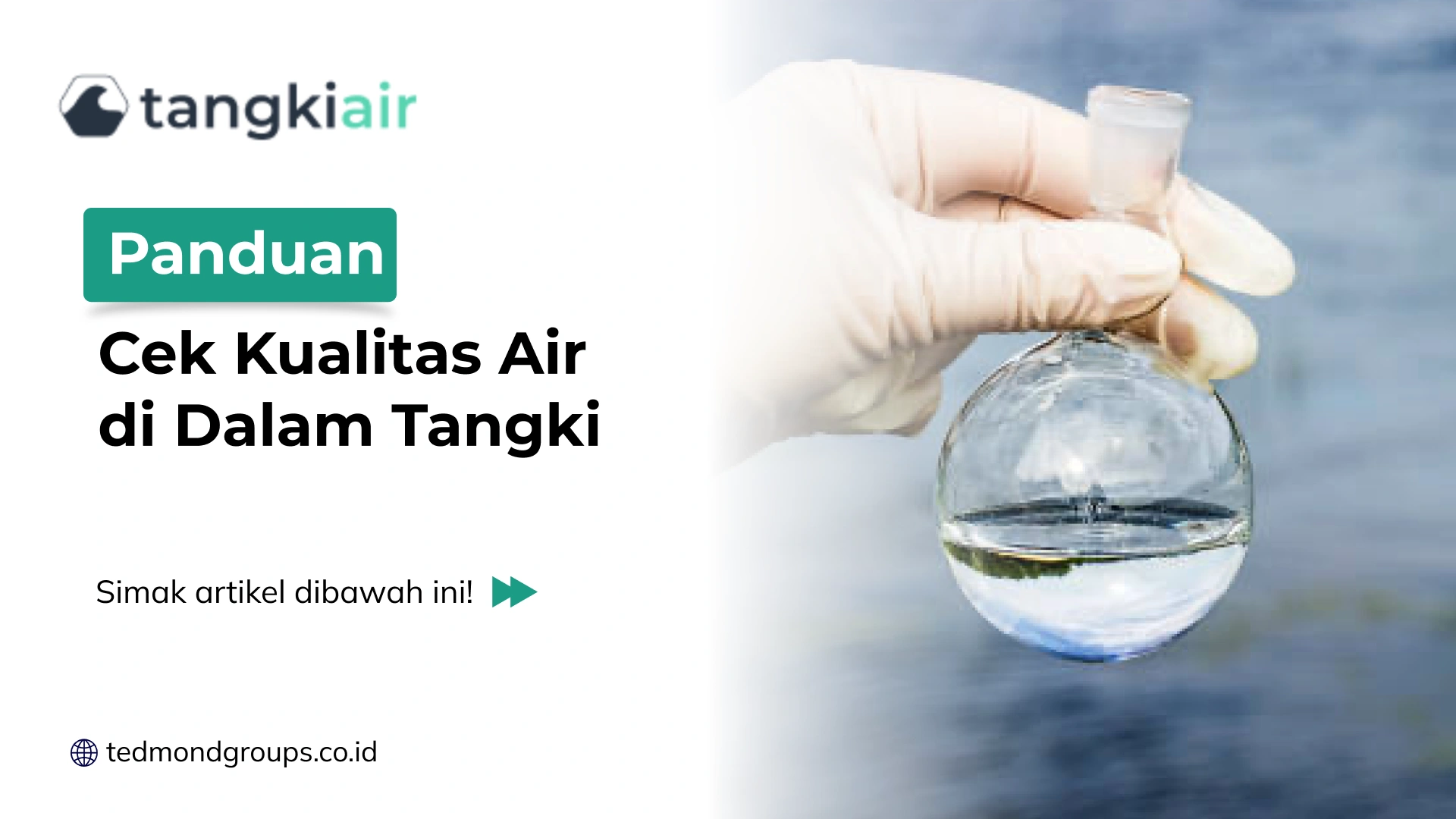 Cek Kualitas Air di Tangki