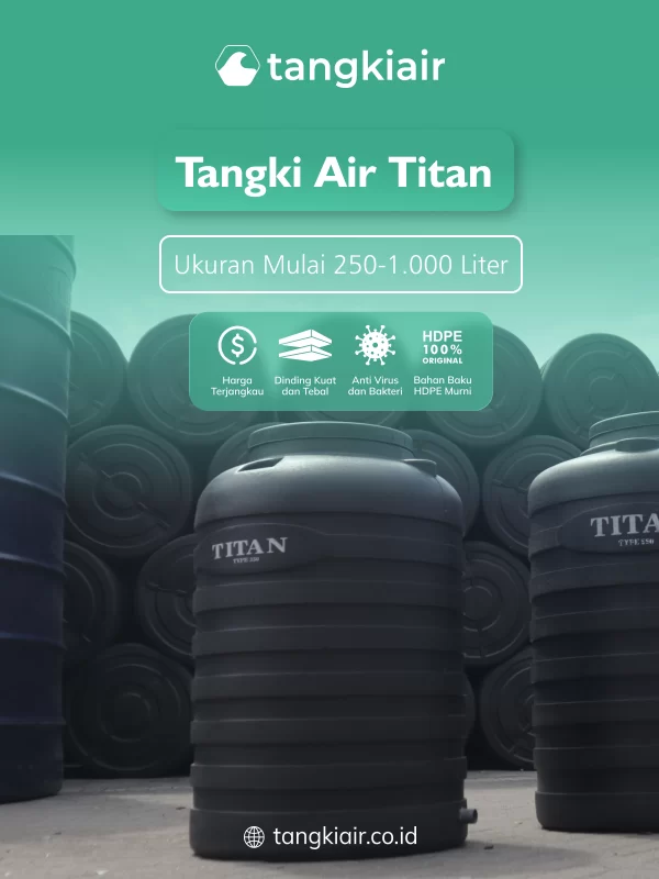 Pilih Pompa untuk Tangki Air Lebih Optimal dengan Tangki Air Titan
